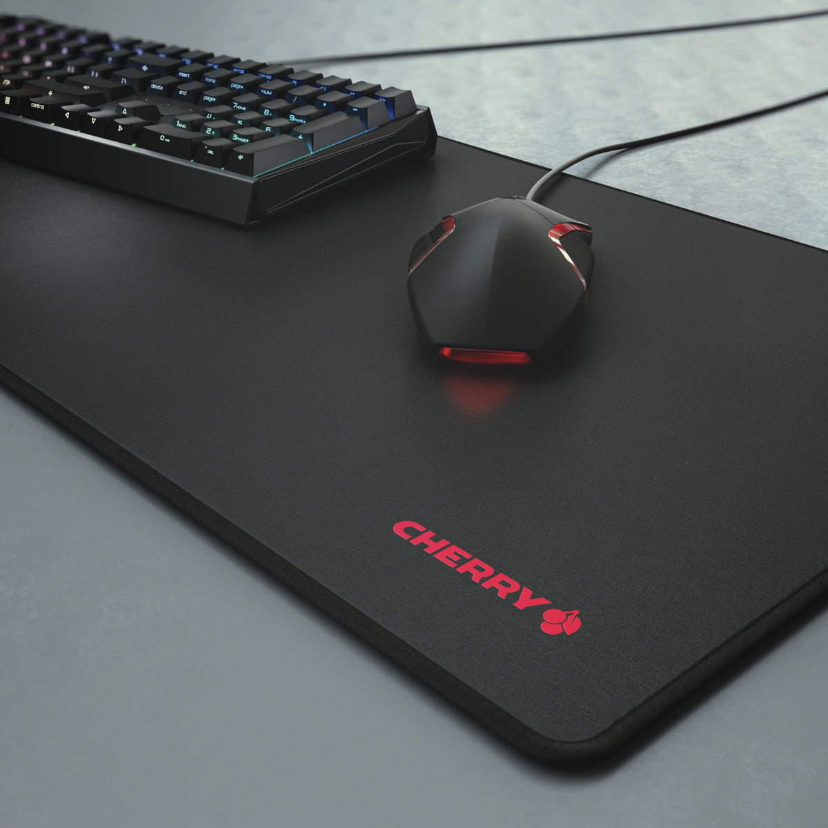 Cherry MP 2000 Tapis de Souris de Jeu, Noir