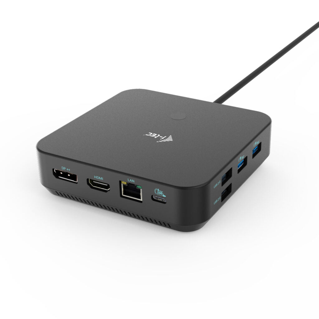 i-tec Station d'accueil USB-C HDMI Dual DP avec Power Delivery 100W