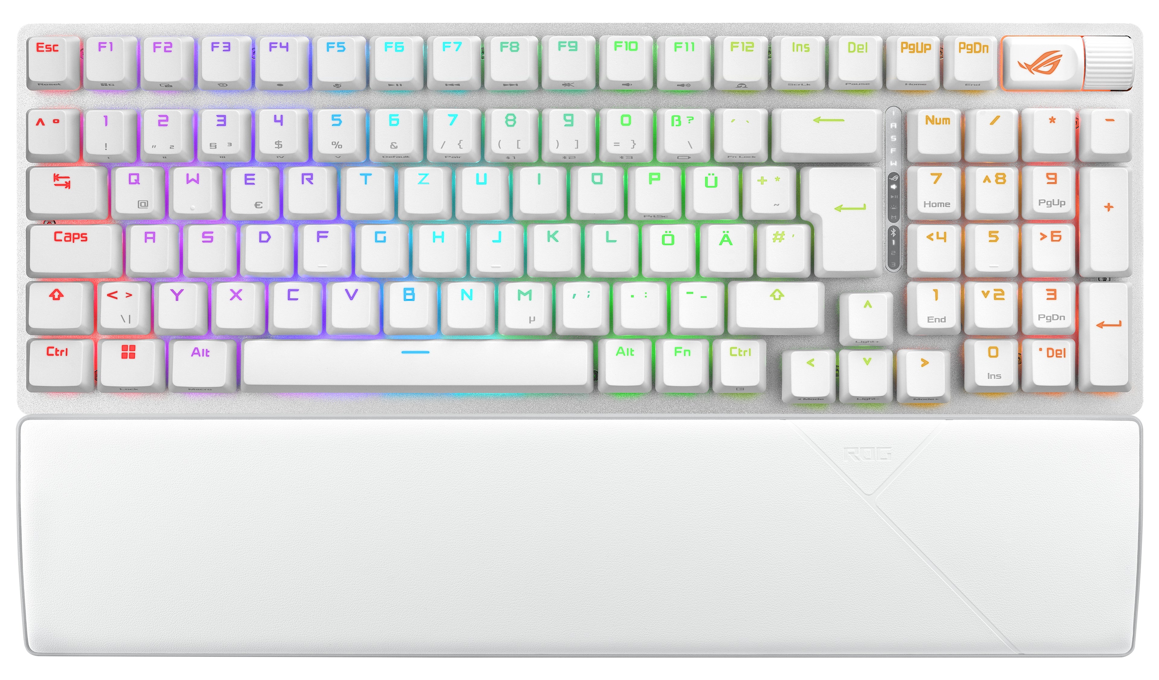 ASUS ROG Strix Scope II 96 Wireless clavier Gaming USB + RF Wireless + Bluetooth QWERTZ Allemand Blanc