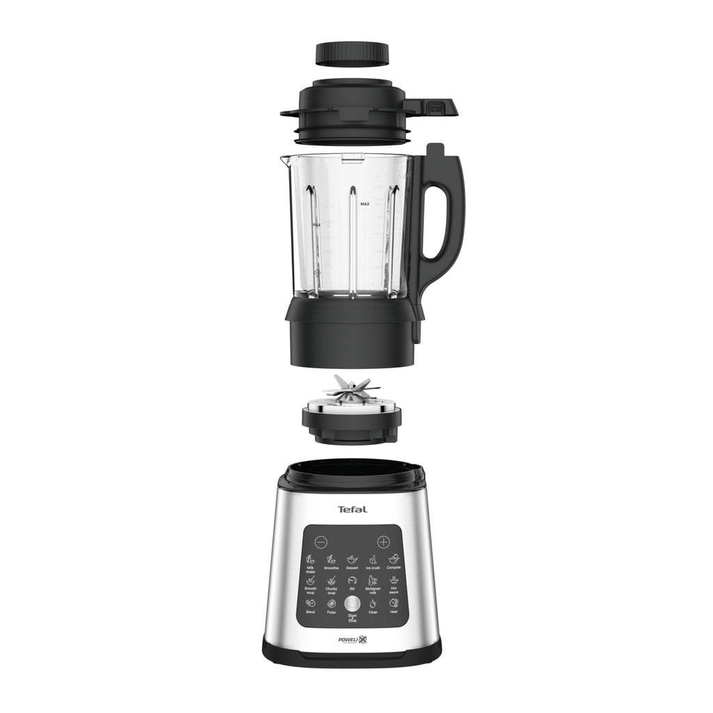Tefal Perfectmix Cook BL83SD Mélangeur de table 1400 W, 1,75 L, Noir et Acier inoxydable