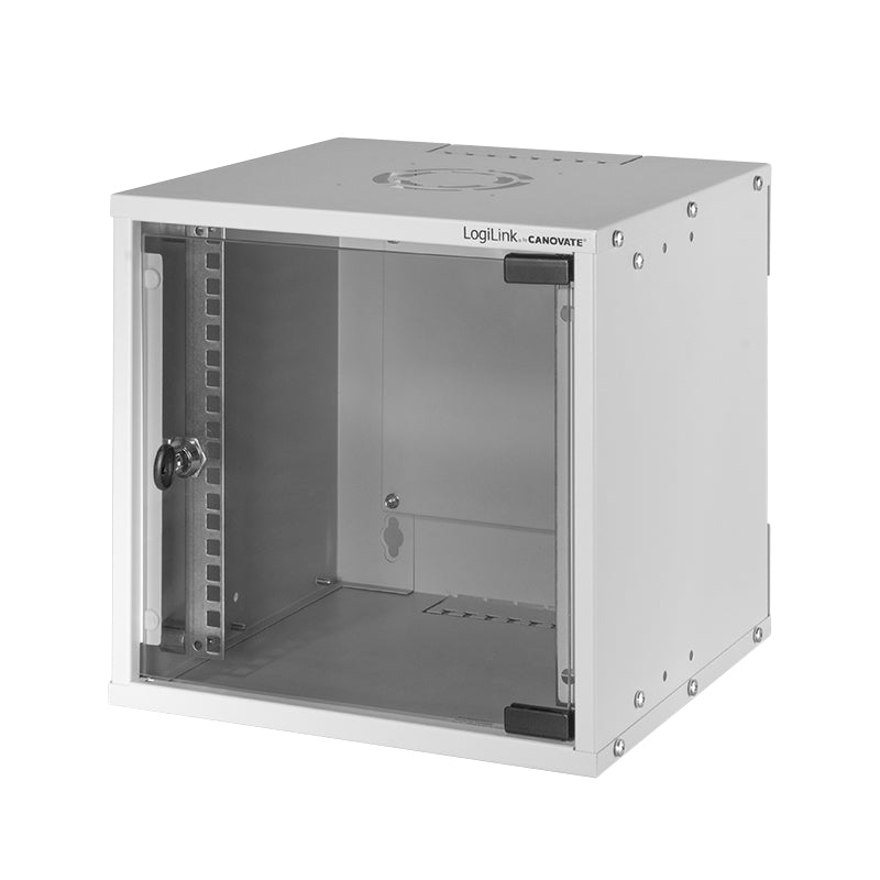 LogiLink W66Z30G étagère 6U Rack monté sur le mur Gris