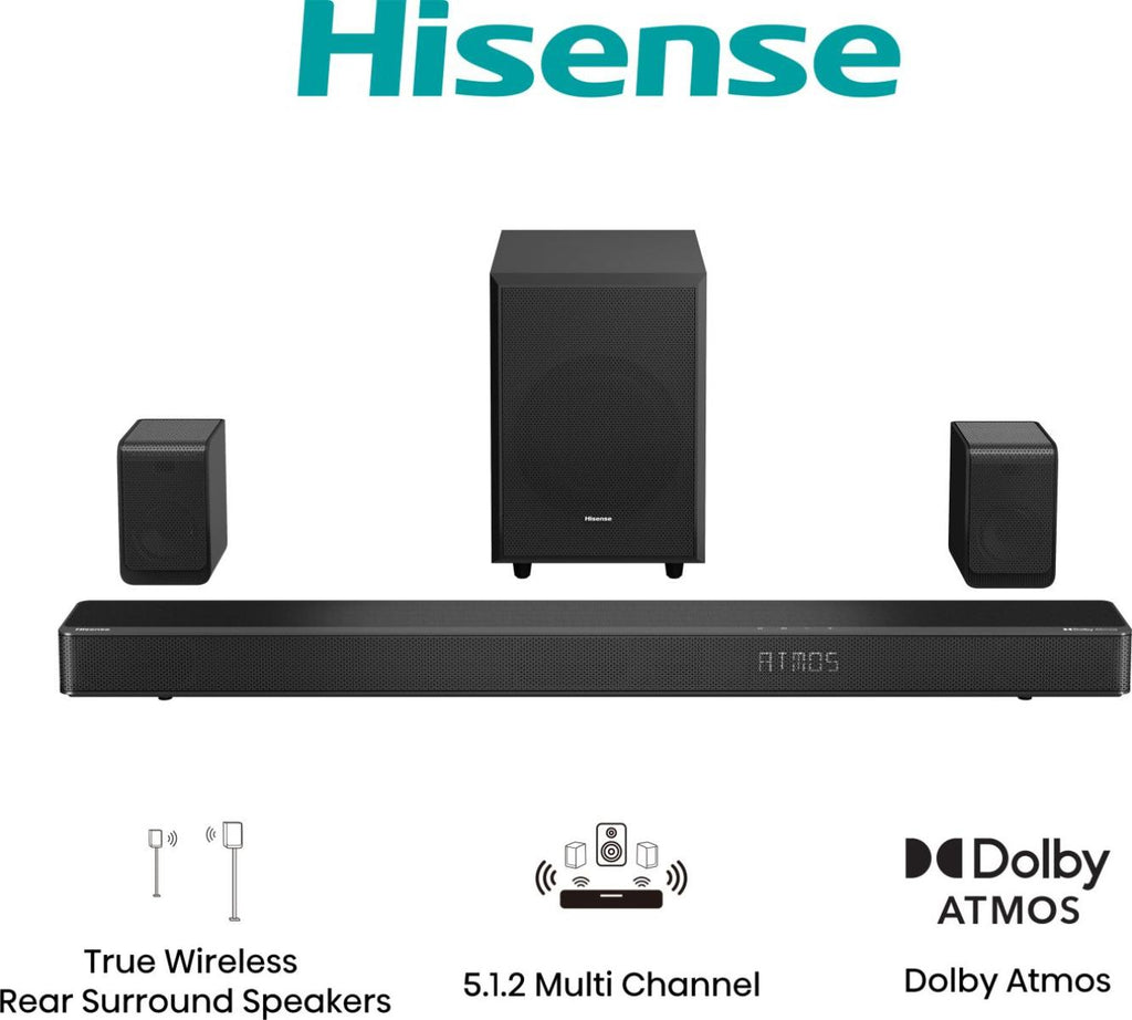 Hisense AX5125H Noir 5.1.2 canaux 500 W