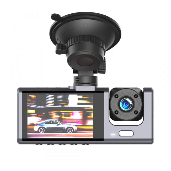 XO Design Dash + Rear Camera XJ03, 1080P, 2inch LCD, Black