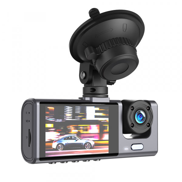 XO Design Dash + Rear Camera XJ03, 1080P, 2inch LCD, Black
