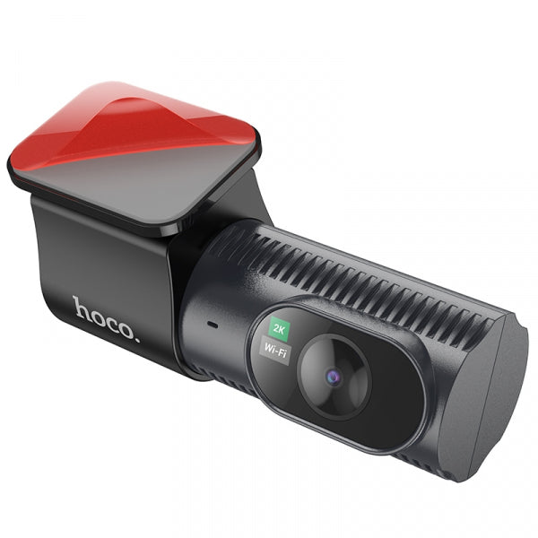 Hoco Dash + Rear Camera DV8, 2K, 1.47inch LCD, Black