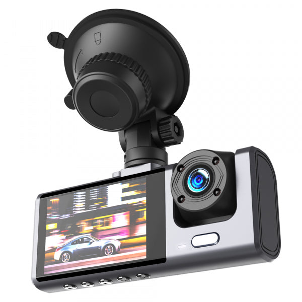 XO Design Dash + Rear Camera XJ03, 1080P, 2inch LCD, Black