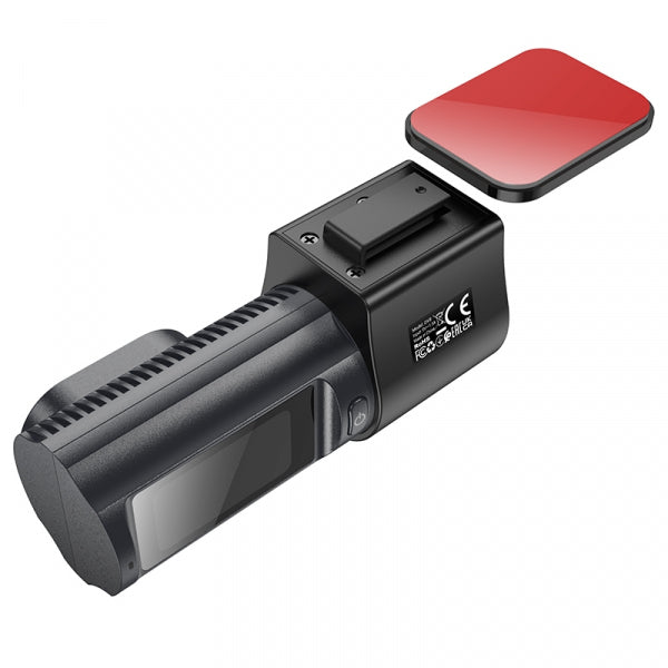 Hoco Dash + Rear Camera DV8, 2K, 1.47inch LCD, Black