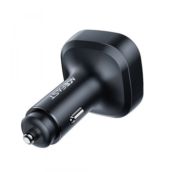 Acefast Car Charger B5 Display, 101W, 5A, 1 x USB-A - 2 x USB-C, Black