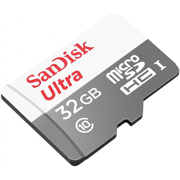 SanDisk microSDHC Memory Card Ultra, 32Gb, Class 10 SDSQUNR-032G-GN3MN