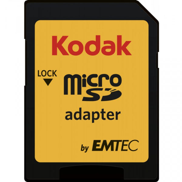 Kodak microSDXC Memory Card with Adapter, 64Gb, Class 10 / UHS-1 U1 EKMSDM64GXC10K