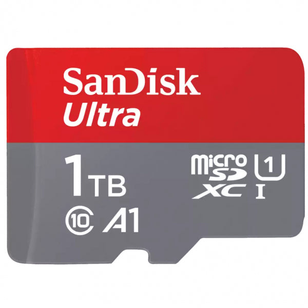 SanDisk microSDXC Memory Card Ultra Android A1, 1TB, Class 10 / UHS-1 U1 SDSQUAC-1T00-GN6MN