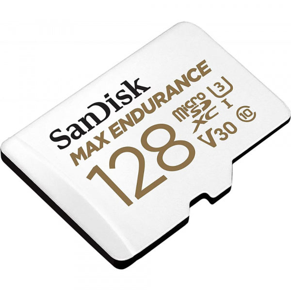 SanDisk microSDXC Memory Card MAX Endurance with Adapter, 128Gb, Class 10 / UHS-1 U3 SDSQQVR-128G-GN6IA