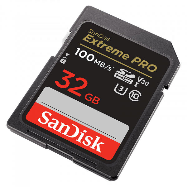 SanDisk SDHC Memory Card Extreme Pro, 32Gb, Class 10 / UHS-1 U3 SDSDXXO-032G-GN4IN