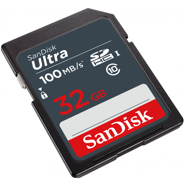 SanDisk SDHC Memory Card Ultra, 32Gb, Class 10 SDSDUNR-032G-GN3IN
