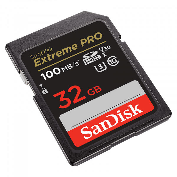 SanDisk SDHC Memory Card Extreme Pro, 32Gb, Class 10 / UHS-1 U3 SDSDXXO-032G-GN4IN