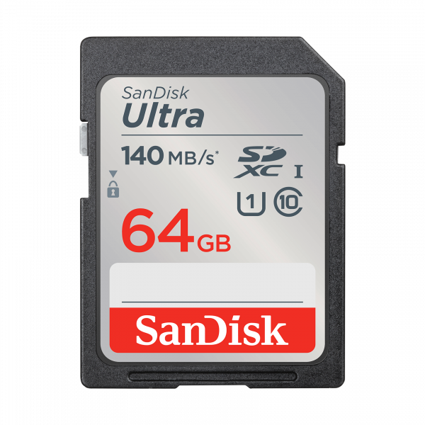 SanDisk SDXC Memory Card Ultra, 64Gb, Class 10 / UHS-1 U1 SDSDUNB-064G-GN6IN