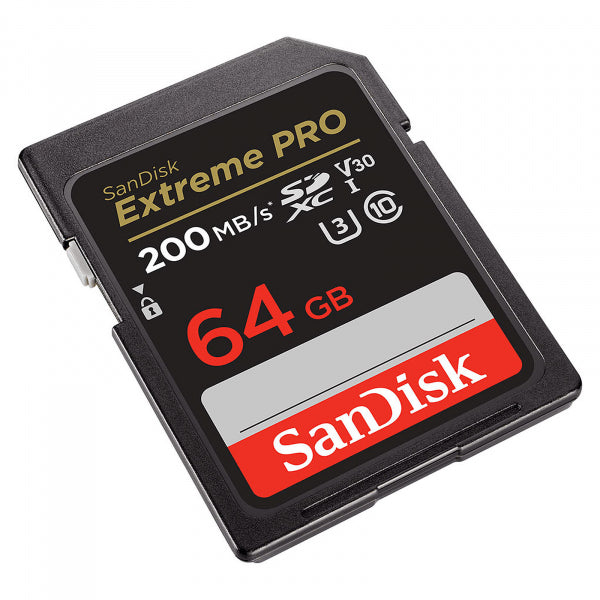 SanDisk SDXC Memory Card Extreme Pro, 64Gb, Class 10 / UHS-1 U3 SDSDXXU-064G-GN4IN