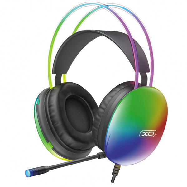 XO Design Gaming 3.5mm Headset GE11, RGB, Black