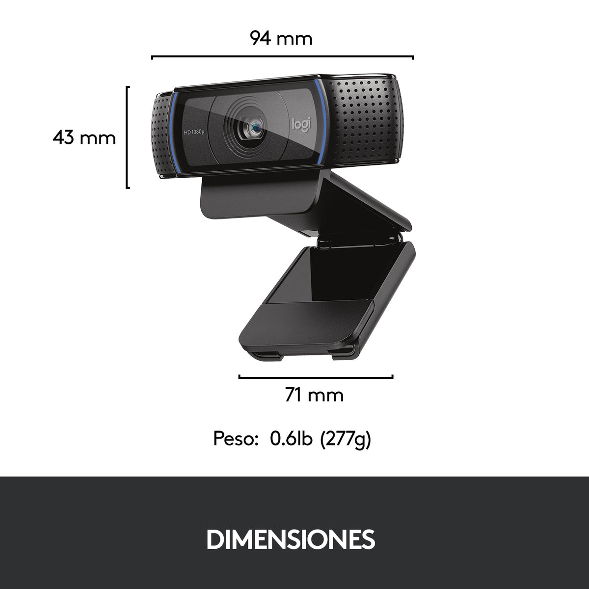 Logitech 960-001055 1920x1080 Webcam