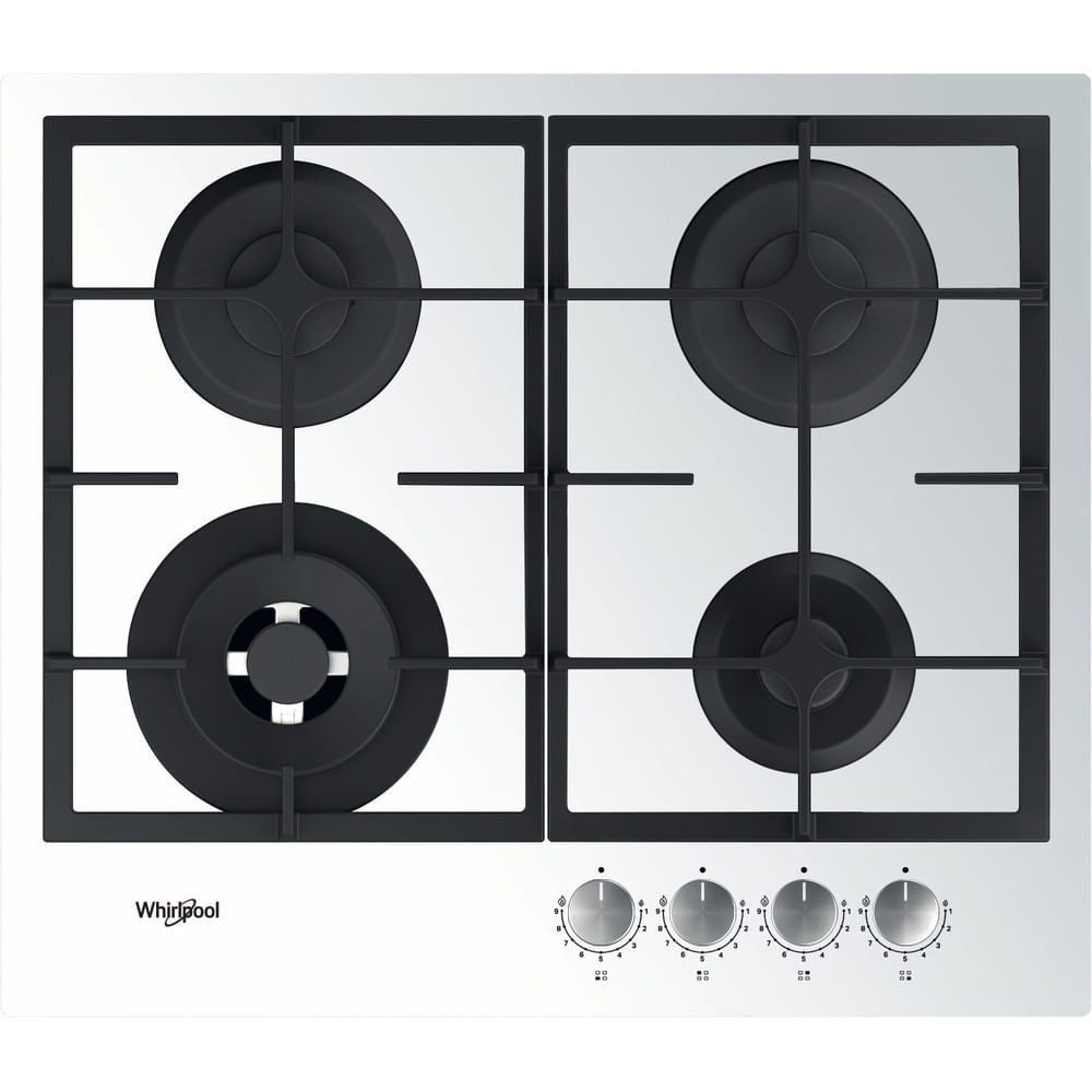 Whirlpool AKTL629/WH Blanc Intégré 59 cm Gaz 4 zone(s)