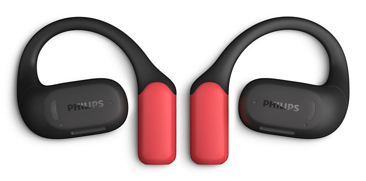 Philips 6000 series TAA6709BK/00 Casque True Wireless Stereo TWS Sport Bluetooth, Noir et Rouge