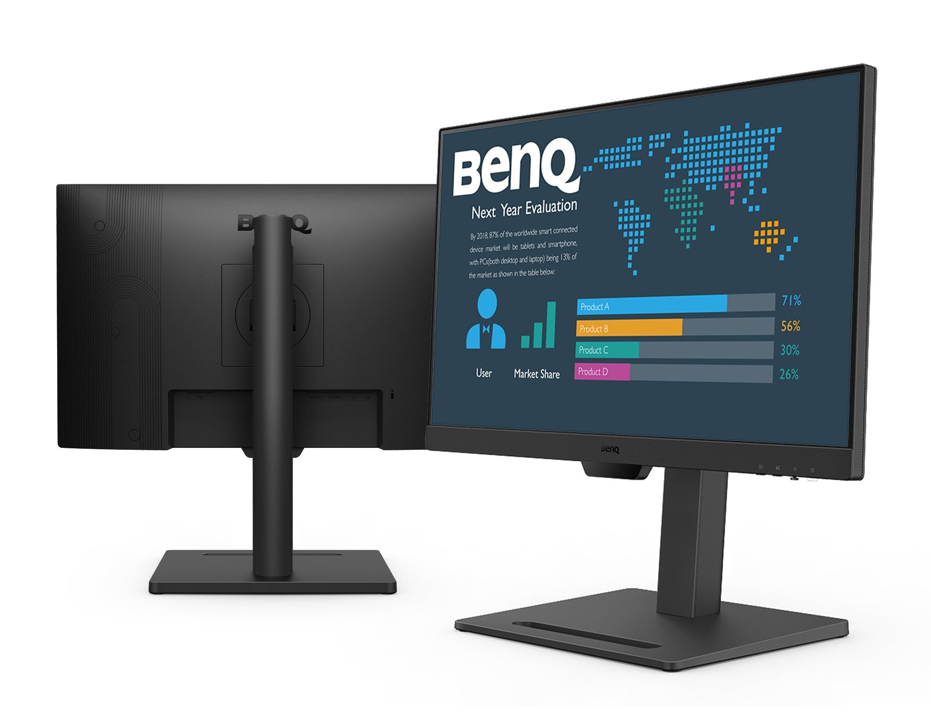BenQ BL2490T écran plat de PC 60,5 cm (23.8") 1920 x 1080 pixels Full HD Noir