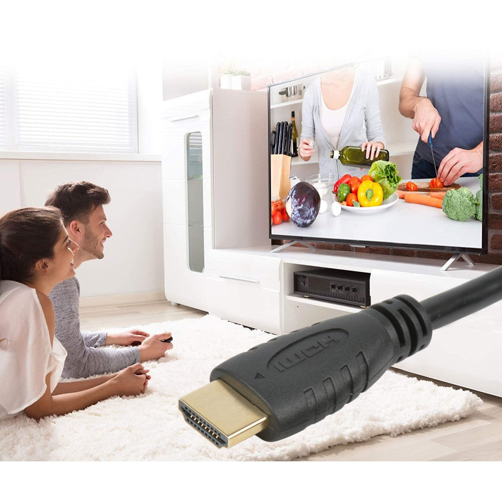 Câble HDMI 2.0 Haute Vitesse 6 m, Type A Standard, Noir