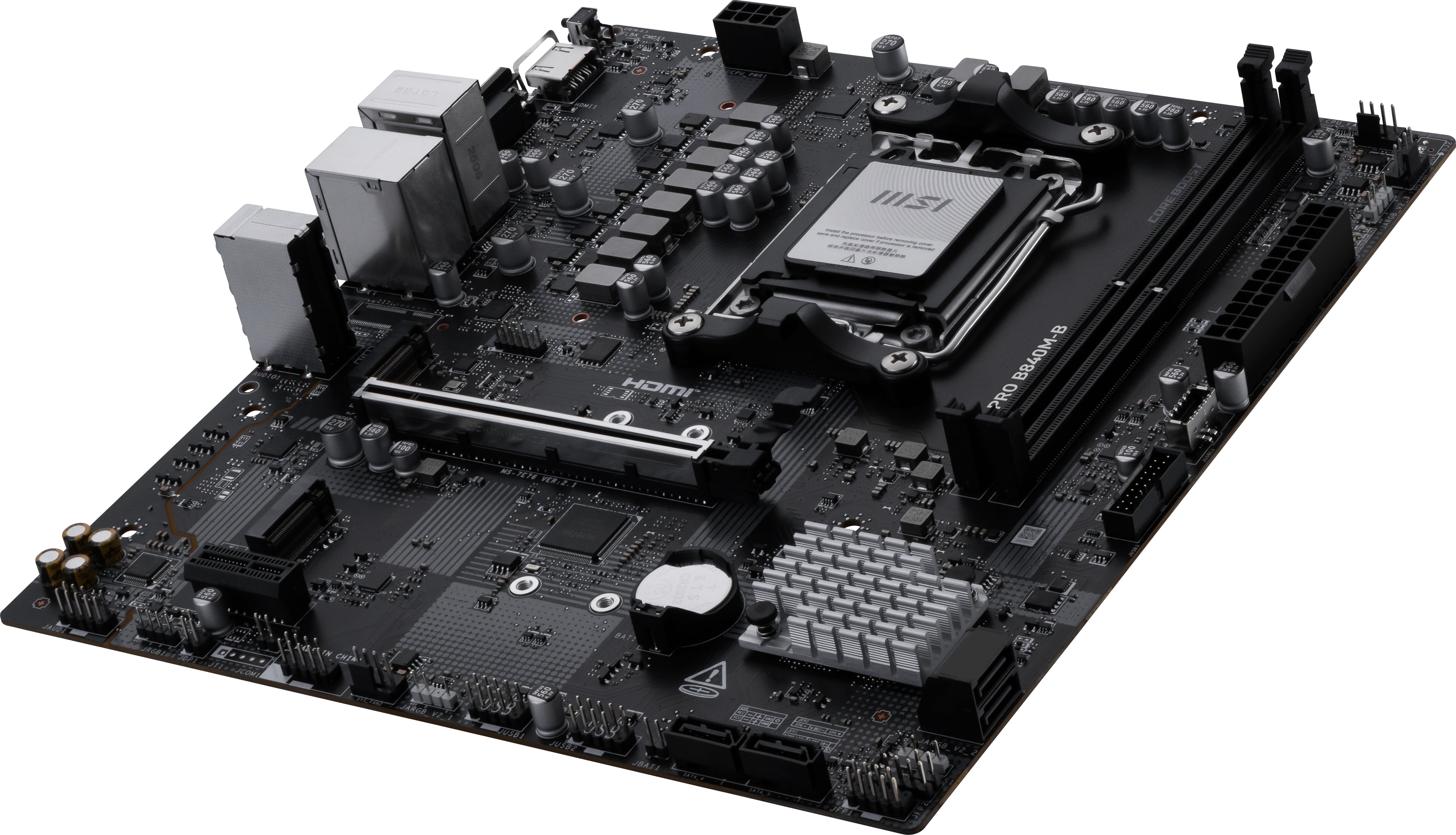 MSI PRO B840M-B carte mère AMD B840 Emplacement AM5 micro ATX