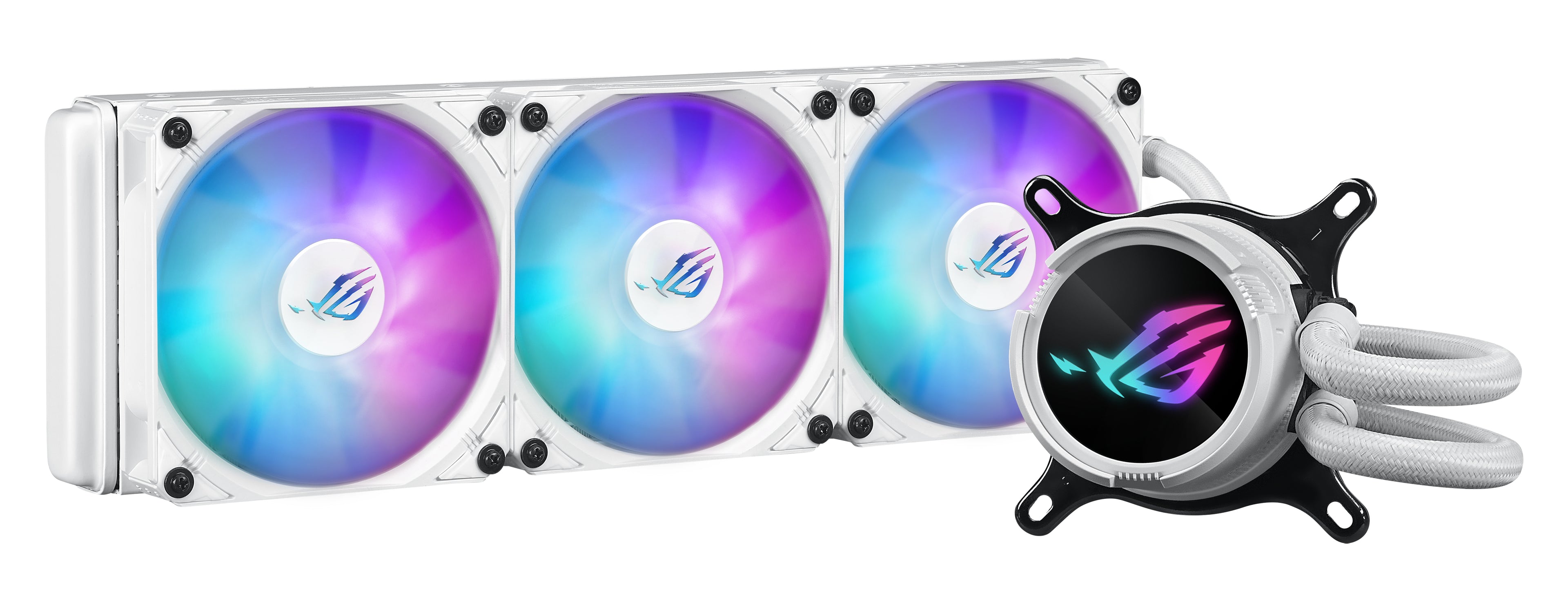 ASUS ROG Strix LC III 360 ARGB White Edition Processeur Kit de refroidissement du liquide 12 cm Blanc