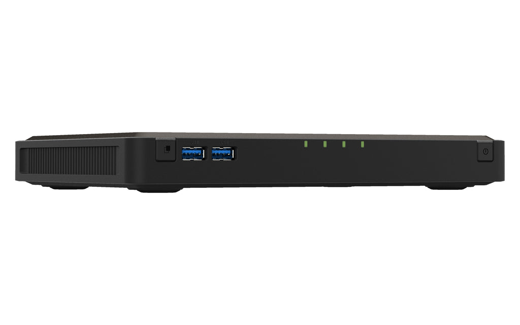 QNAP TBS-464 NAS Bureau Intel® Celeron® N5105 8 Go DDR4 0 To QNAP Turbo System Noir - vue 4