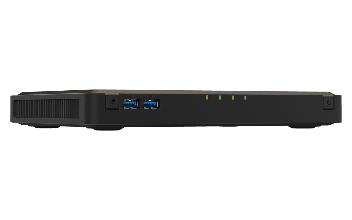 QNAP TBS-464 NAS Bureau Intel® Celeron® N5105 8 Go DDR4 0 To QNAP Turbo System Noir - vue 4