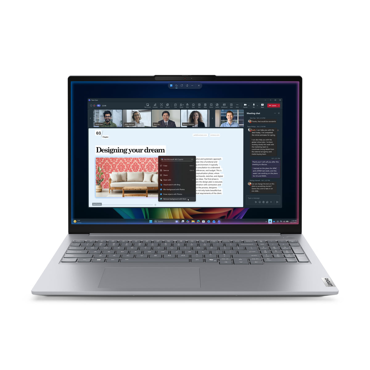 Lenovo ThinkBook 16 G9 IPL Copilot+ PC, Intel Core Ultra 5 325, 16" WUXGA, 16 Go DDR5, 512 Go SSD, Wi-Fi 7, Windows 11 P