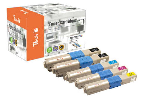 Cartouches de Toner Compatibles Référence 0F111912, Noir, Cyan, Magenta, Jaune, Lot de 5 Pièces
