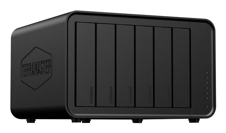 TerraMaster F6-424 Serveur de Stockage NAS 6 Baies Intel N95 8 Go DDR5 Noir