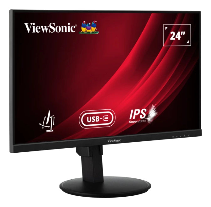 Viewsonic VG Series VG2409-MHDU-2 écran plat de PC 60,5 cm (23.8") 1920 x 1080 pixels Full HD LED Noir - vue 2