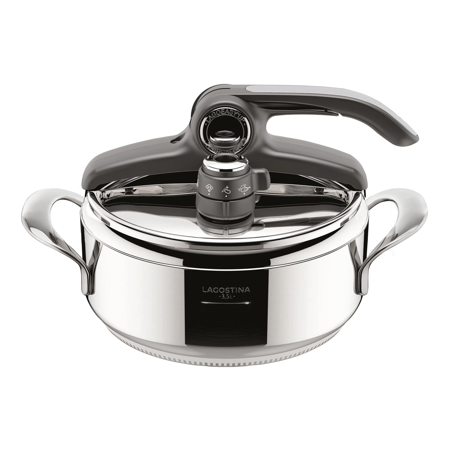 Lagostina Diva 012022010522 autocuiseur pour cuisinière 3,5 L Acier inoxydable
