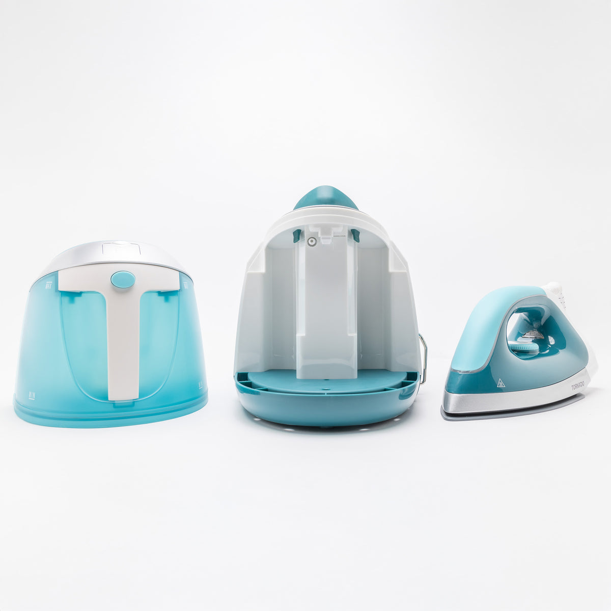 Centrale Vapeur TSS-2400D 2400 W, Réservoir 1,8 L, Semelle Céramique, Blanc et Bleu