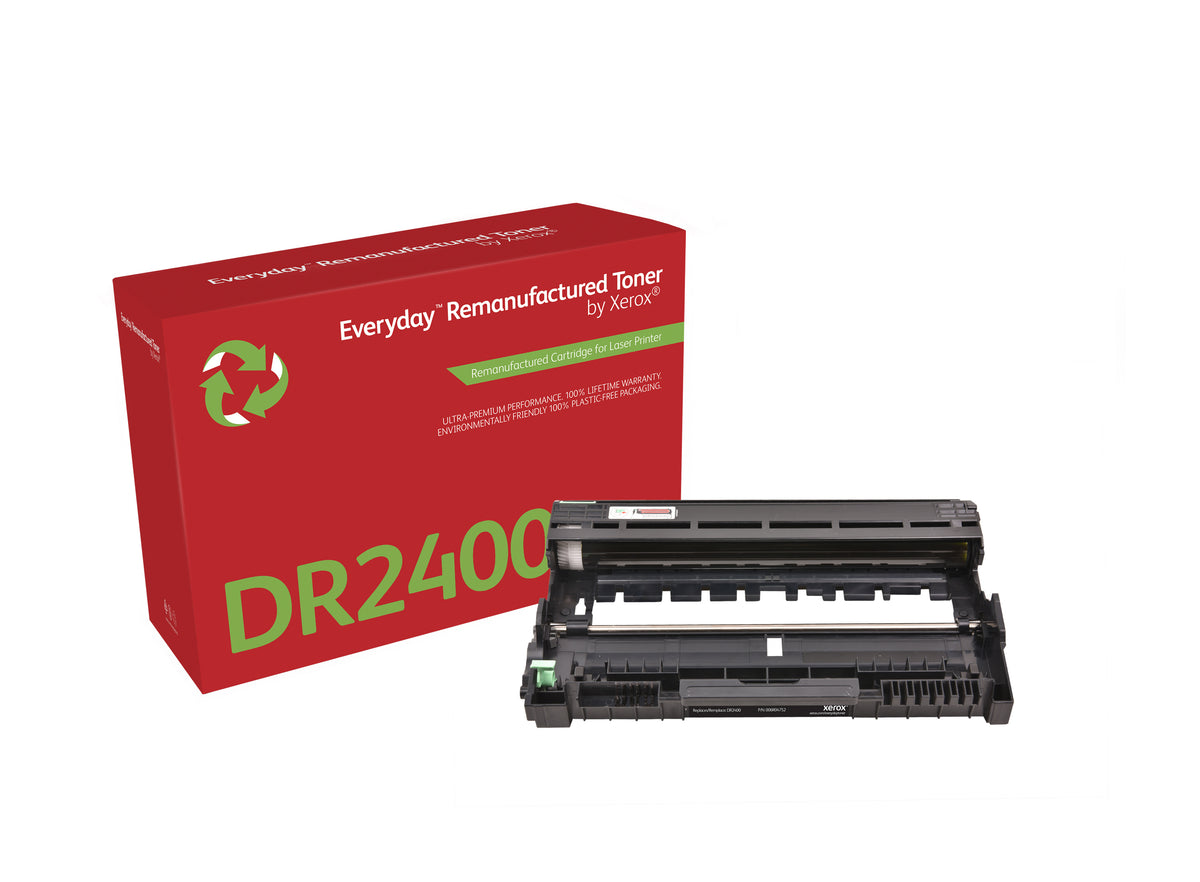 Tambour Compatible Référence DR2400 Mono Everyday, Capacité Standard, Noir