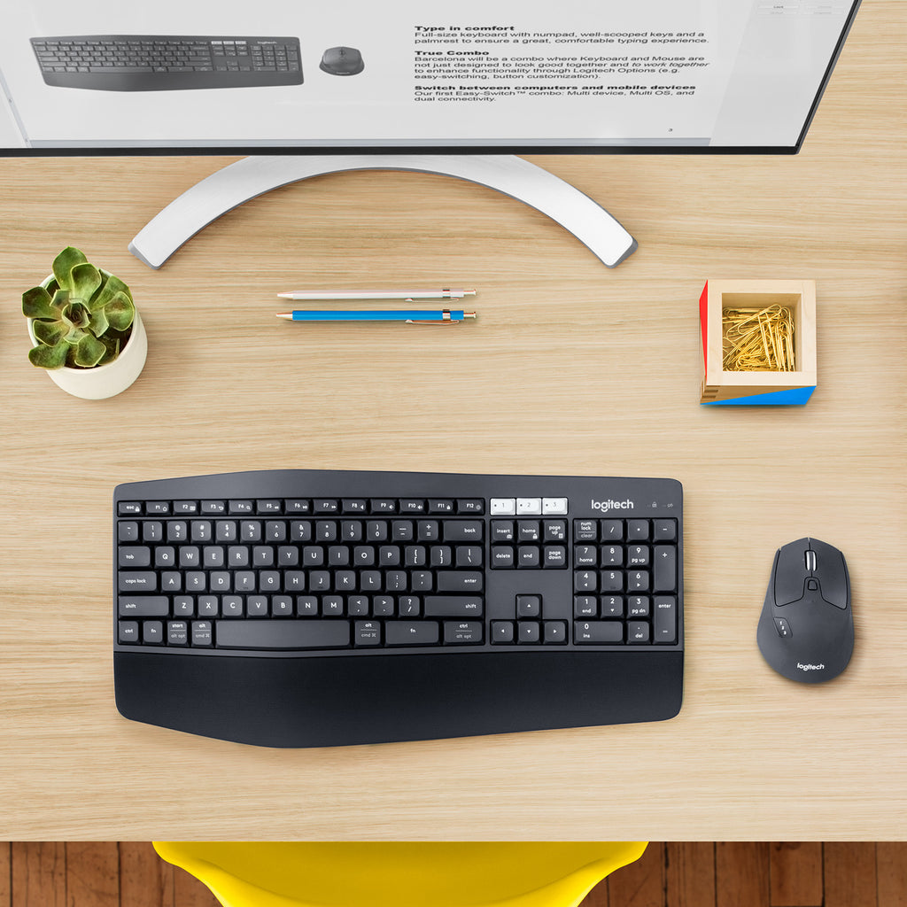 Logitech MK850 Performance Ensemble Clavier et Souris Sans Fil, Disposition Allemande