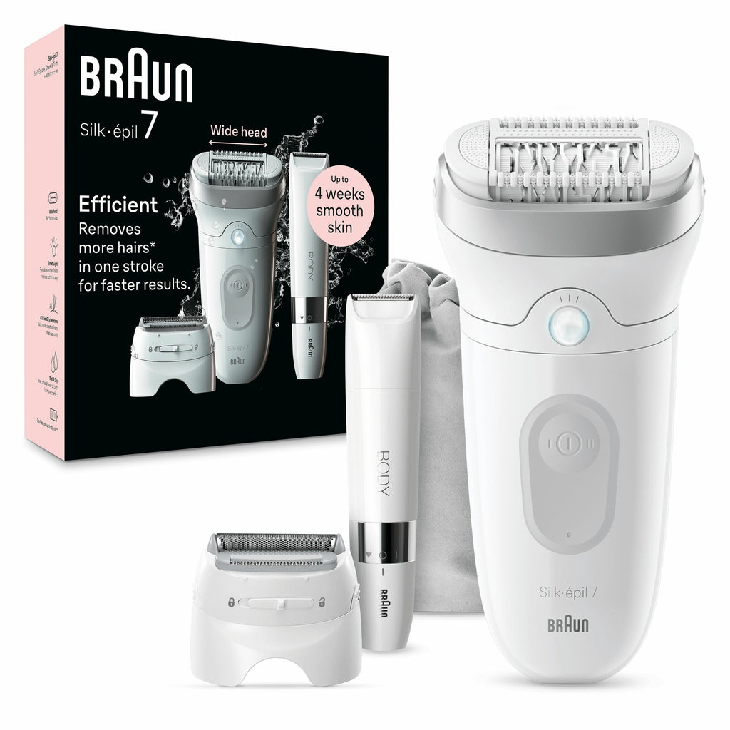 Braun Silk-épil 7 7-441 40 pince(s) Argent, Blanc