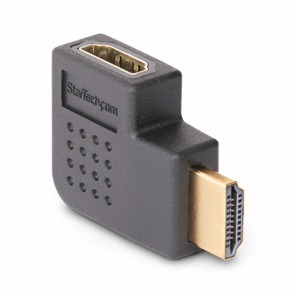 StarTech.com Adaptateur HDMI 2.0 Angle Droit 90 Degrés Mâle vers Femelle 4K 60Hz