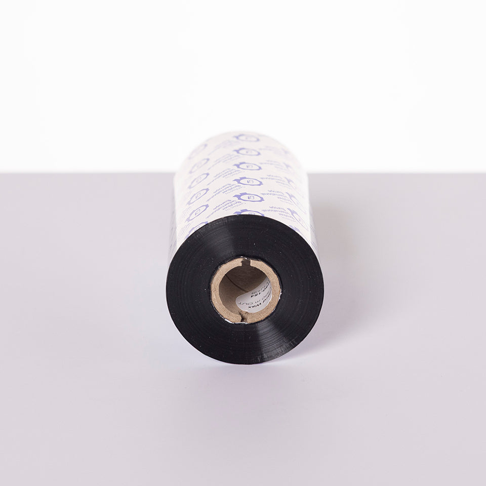 Ruban d'impression BWS-1D450-154, Cire Standard Haute Capacité, 154 mm, Lot de 5