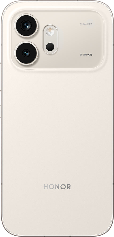Honor 600 5G 16,7 cm (6.57") Double SIM Android 16.0 USB Type-C 8 Go 512 Go 6400 mAh Or, Blanc - vue 3
