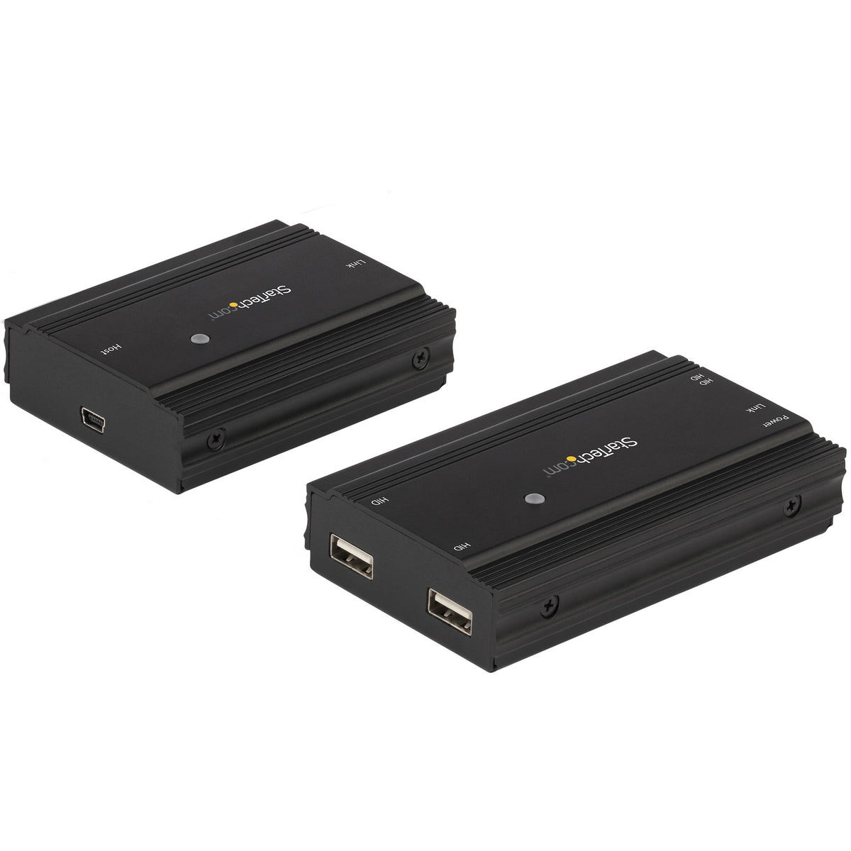 StarTech.com Hub USB 2.0 sur Câble Ethernet CAT5e/CAT6/CAT7, 4 Ports, Extension 100m, Boîtier Métal, Alimentation Extern