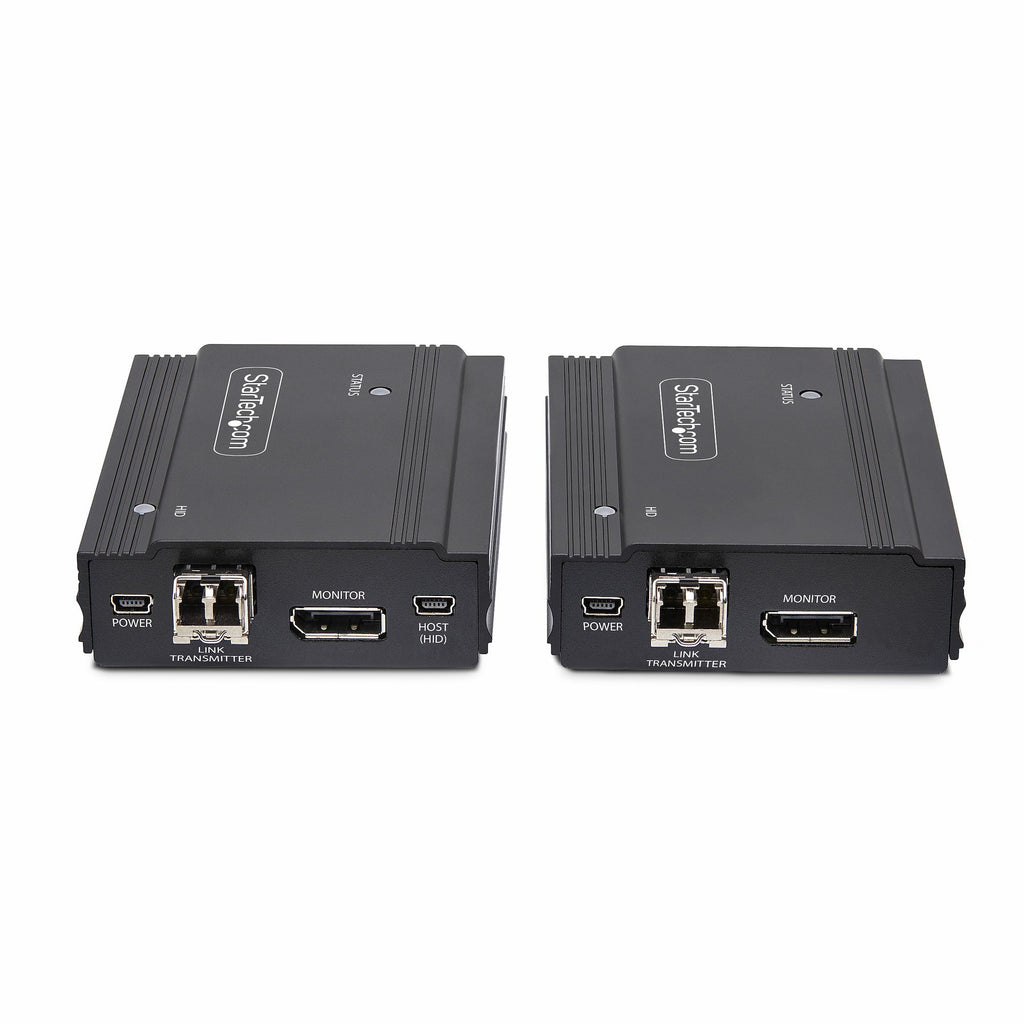 StarTech.com Extendeur KVM DisplayPort sur Fibre Optique 4K 60Hz, Kit Extension Console jusqu'à 300m Multi-Mode, Modules