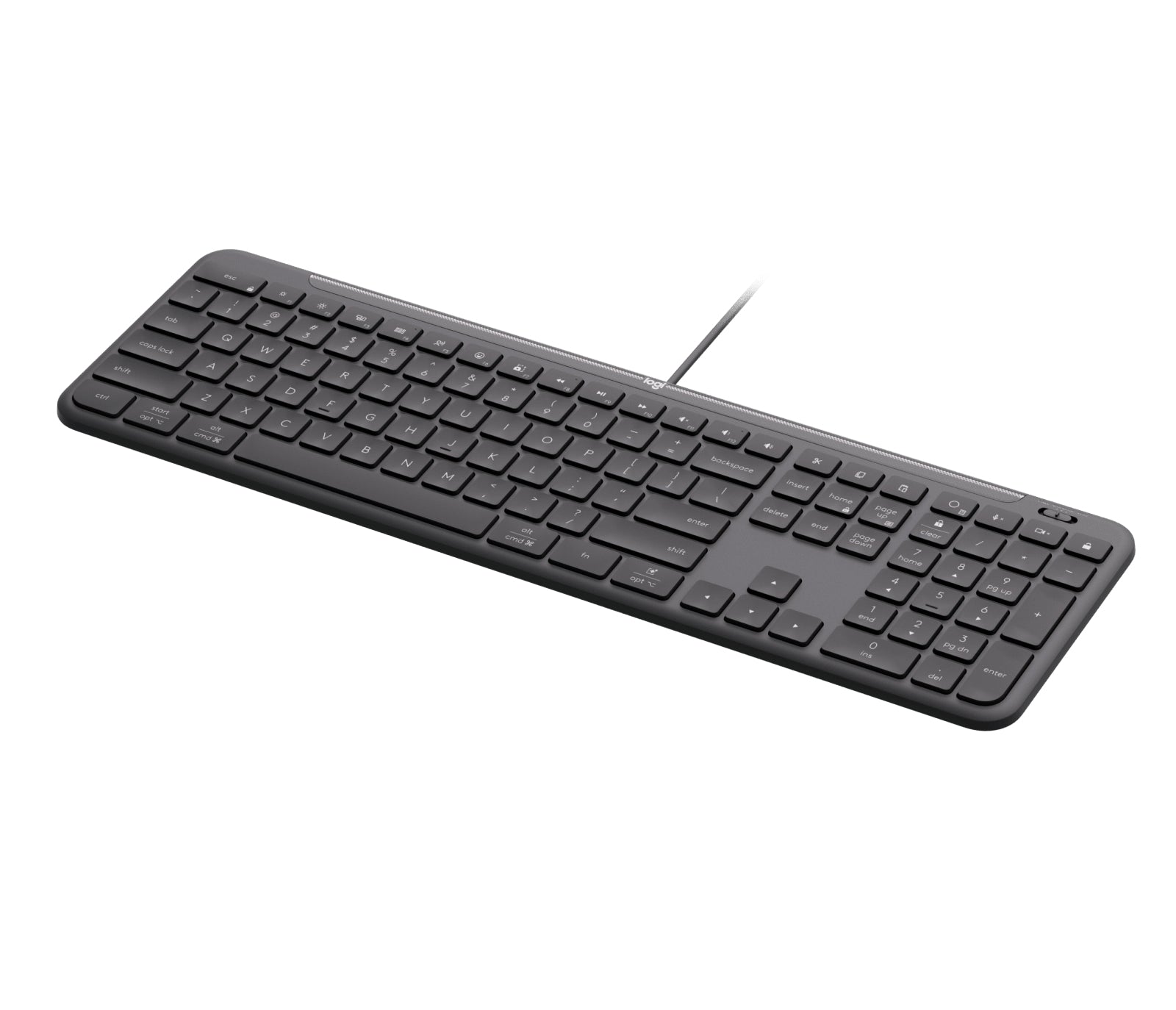 Logitech Signature Slim Wired K620 For Business teclado Universal USB QWERTY Nórdico Grafito