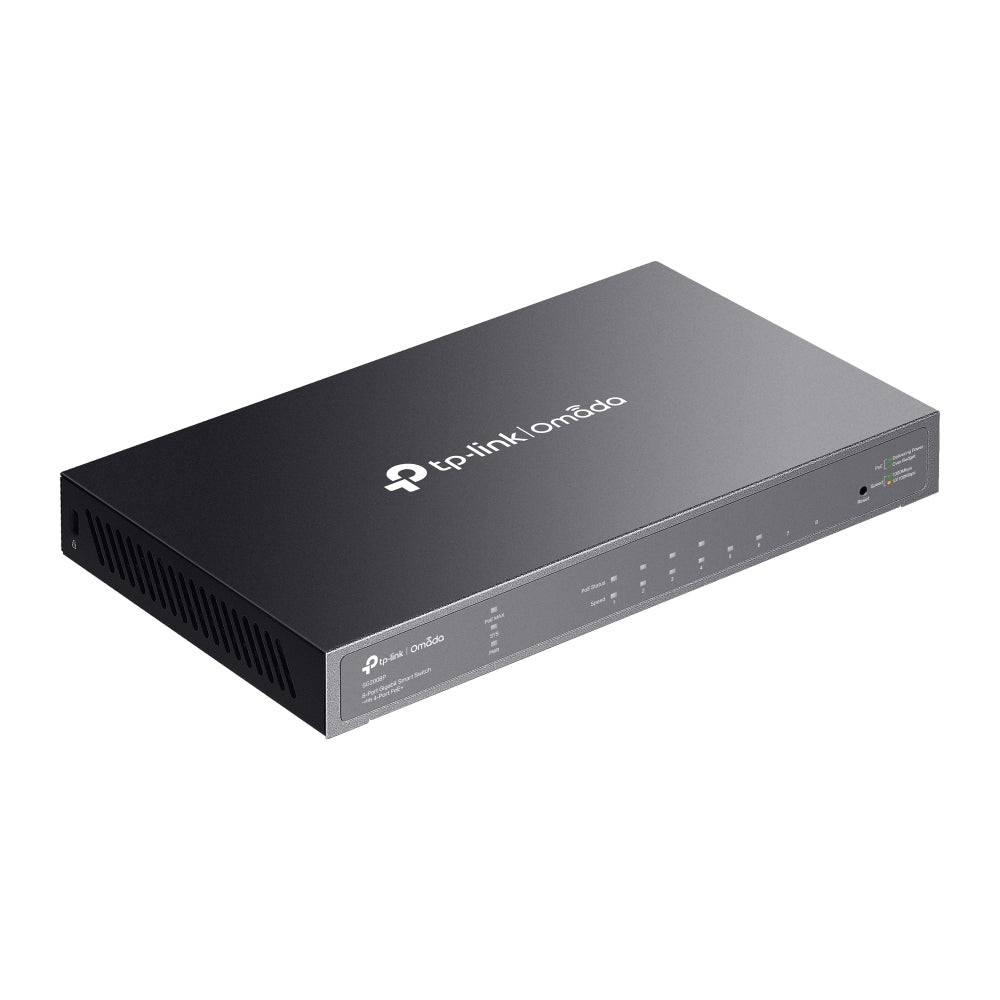 TP-Link Omada TL-SG2008P Géré L2/L2+ Gigabit Ethernet (10/100/1000) Connexion Ethernet, supportant l'alimentation via ce