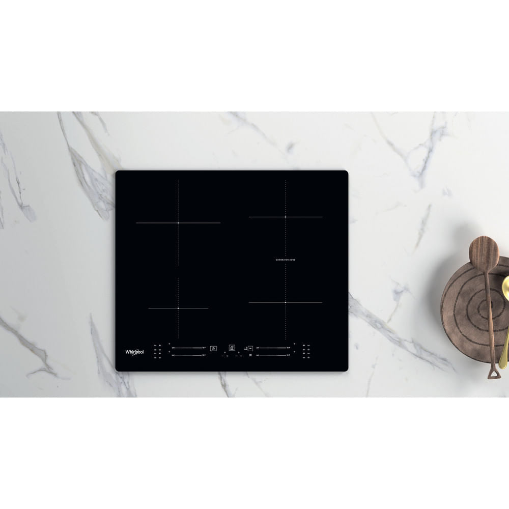 Whirlpool WB S2560 NE Noir Intégré 59 cm Plaque avec zone à induction 4 zone(s)