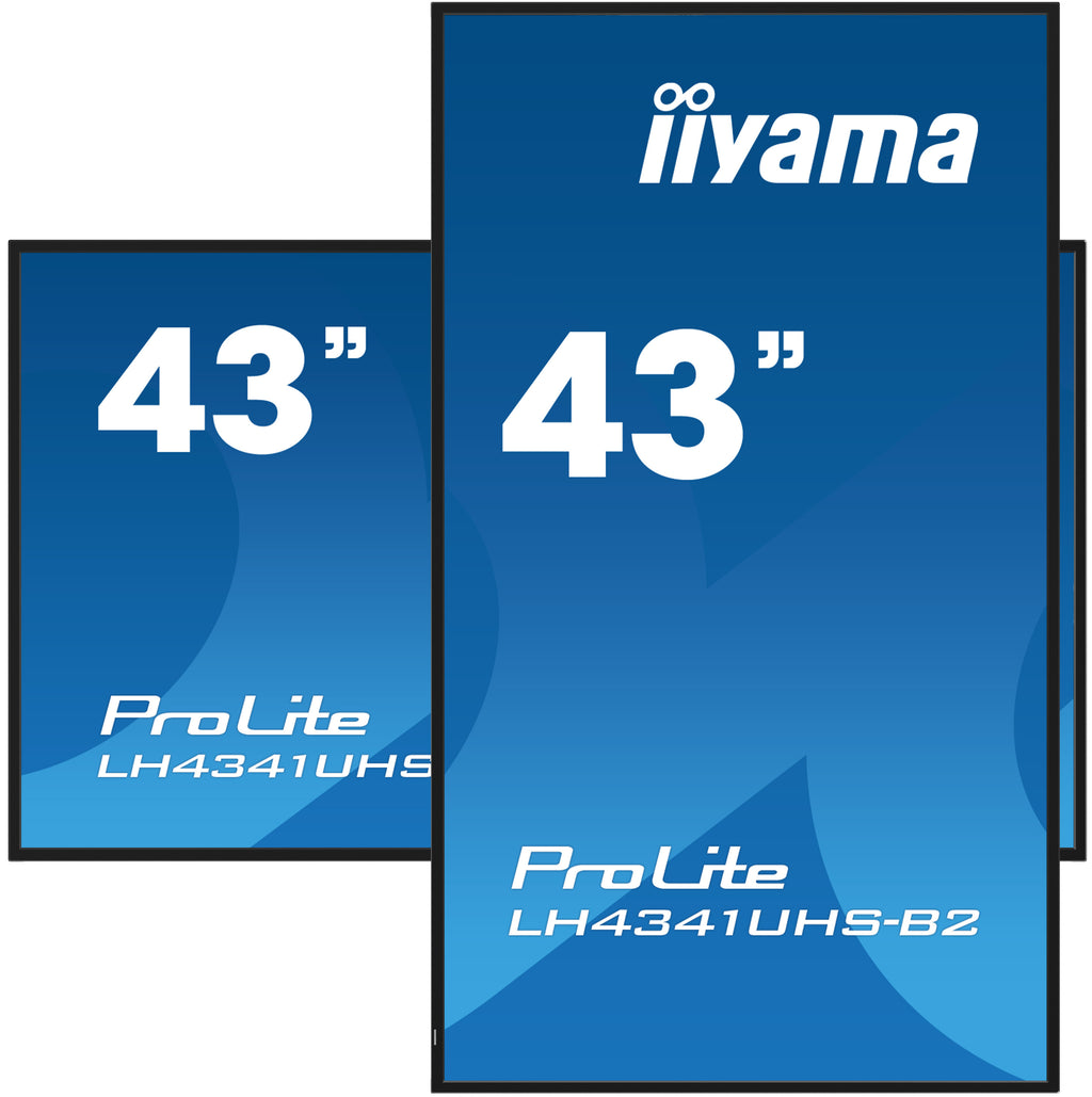iiyama LH4341UHS-B2 Écran d'affichage dynamique 42.5" LCD 4K Ultra HD 500 cd/m² Android 8.0 24/7
