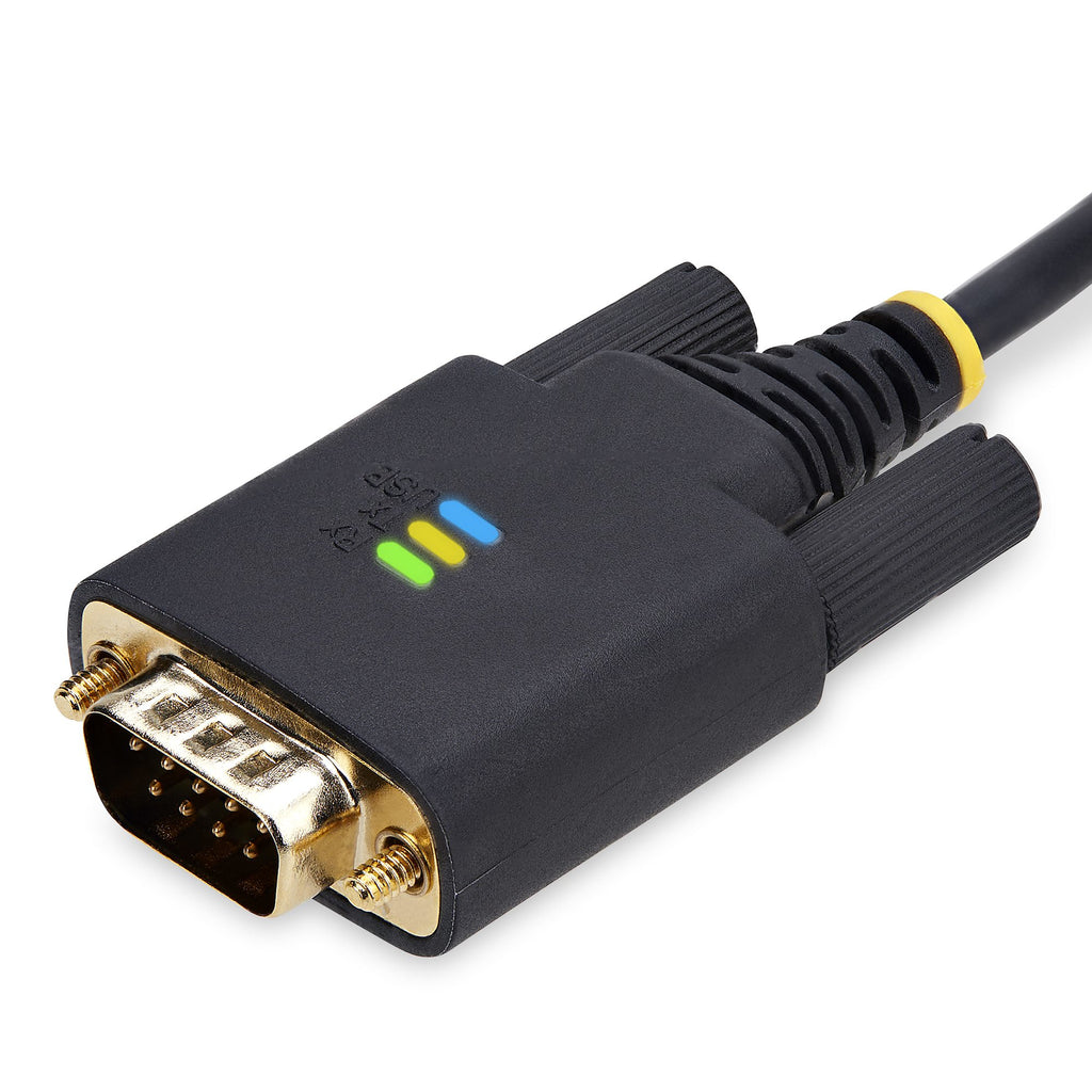 StarTech.com Adaptateur USB vers Série de 3m - COM Rétention, Câble Adaptateur/Convertisseur USB RS232, Vis/Écrous Interchangeables, USB-A vers DB9 RS232, FTDI IC, Protection ESD, Windows/macOS/Linux - vue 8